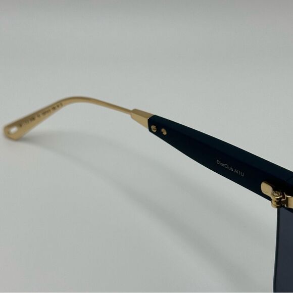 NEW DIORCLUB M1U 31B7 Matte Navy Blue/Silver Mirrored with Blue Star Monogram - Picture 8 of 10